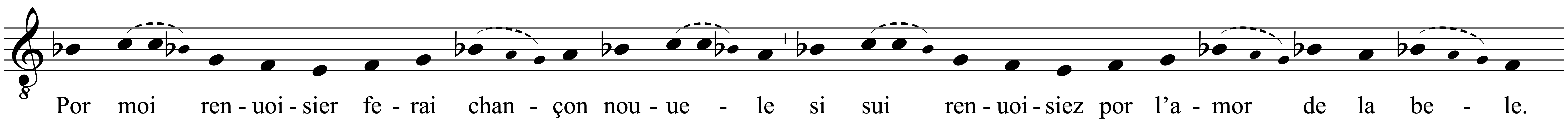 Work musical notation